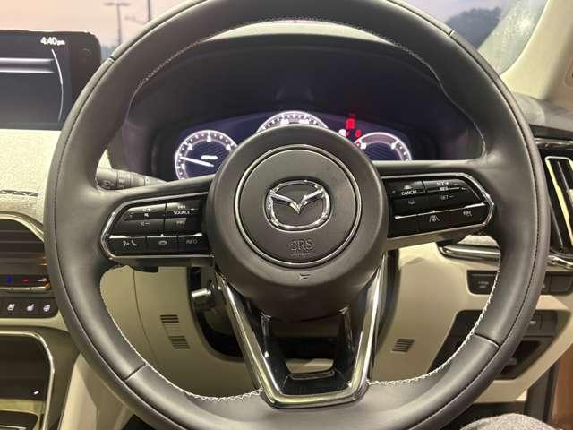 ＣＸ－８０ ３．３　ＸＤハイブリッド　プレミアム　モダン　ディーゼルター　衝突被害軽減ブレーキ　アダプティブクルーズコントロール　革シート　３列シート　バックカメラ　電動シート　シートヒーター　４ＷＤ　サンルーフ　ＥＴＣ（15枚目）