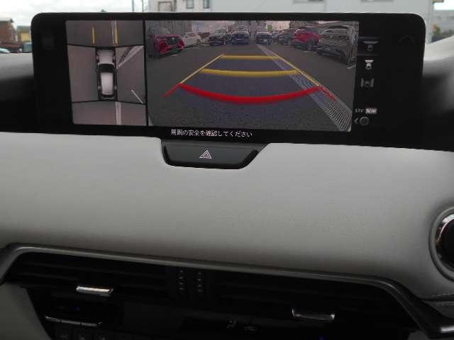 ＣＸ－６０ ３．３　ＸＤハイブリッド　エクスクルーシブ　モダン　ディーゼ　衝突軽減ブレーキ　追従式クルコン　地上デジタル　サイドカメラ　ＥＴＣ　アルミホイール　横滑り防止装置　パワーシート　アイドリングストップ　フロントカメラ　フルタイム４ＷＤ　レザーシート　スマートキー（4枚目）