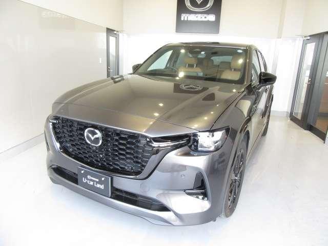 ＣＸ－６０ ２．５　ＰＨＥＶ　プレミアム　スポーツ　４ＷＤ　ワンオーナー　禁煙車　試乗車アップ　運転席助手席シートヒーター　ベンチレーション　後席シートヒーター　１５００Ｗコンセント　衝突被害軽減ブレーキ　レーンキープアシストシステム（3枚目）