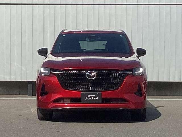 ＣＸ－８０ ３．３　ＸＤハイブリッド　エクスクルーシブ　スポーツ　ディー　ワンオーナー　禁煙車　ディーラー保証付き　レーダークルーズ　クリアランスソナー　パワーシート　３列シート　シートヒーター　オートマチックハイビーム　バックカメラ　衝突被害軽減システム　４ＷＤ　革シート（2枚目）