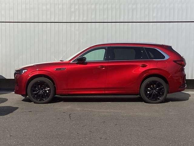 ＣＸ－８０ ３．３　ＸＤハイブリッド　エクスクルーシブ　スポーツ　ディー　ワンオーナー　禁煙車　ディーラー保証付き　レーダークルーズ　クリアランスソナー　パワーシート　３列シート　シートヒーター　オートマチックハイビーム　バックカメラ　衝突被害軽減システム　４ＷＤ　革シート（3枚目）