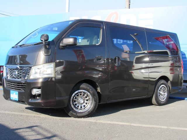 NV350キャラバンバン ロングDX ナビ CD・DVD再生 Bluetooth バックカメラ 両側スライドドア 6人乗り ETC 社外アルミホイール(13枚目)