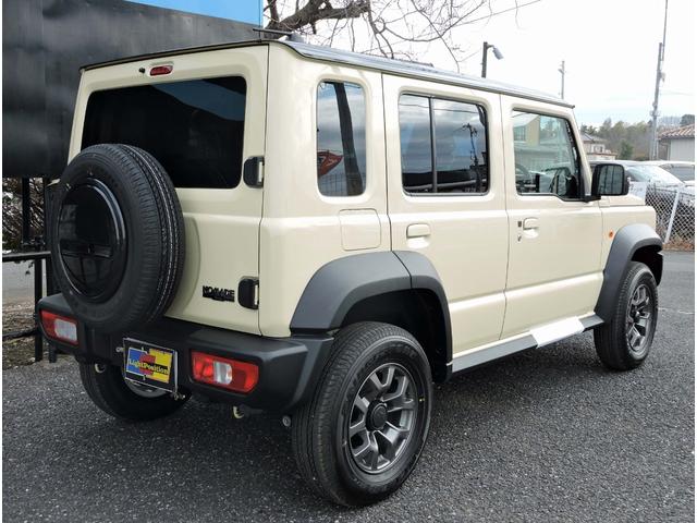 ジムニーノマド ＦＣ　４ＷＤ　登録済未使用車　セーフティサポート　フロアマット　バイザー　コーティング施工済み　２トーン（4枚目）