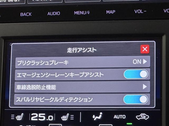レヴォーグ STIスポーツ リヤビューカメラ 盗難防止システム LEDヘッド フルセグTV スマートキー ETC DVD ドライブレコーダー 4WD アルミホイール 衝突被害軽減システム クルーズコントロール 本革 電動シート(12枚目)