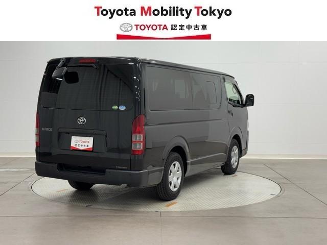 ハイエースバン ＤＸ　プリクラッシュセーフティ　メンテナンスノート　エアバック　リモコンキー　ワンオーナー　パワーステアリング　セキュリティーアラーム　ミュージックプレイヤー接続可　３列シート　メモリナビ　ナビ＆ＴＶ（2枚目）