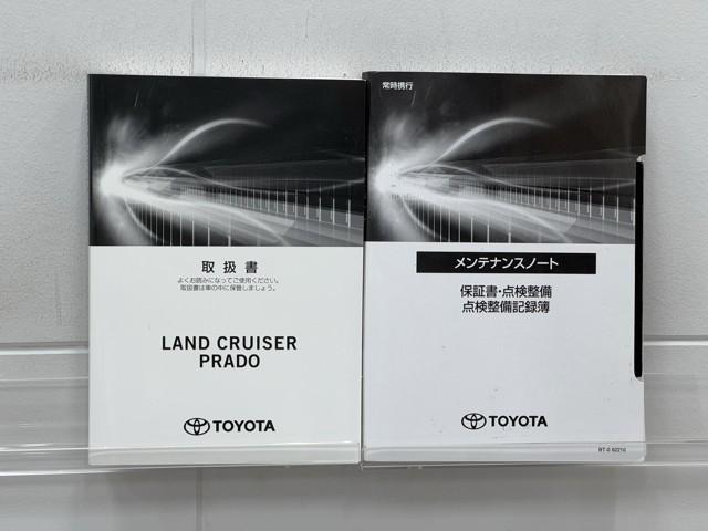 ランドクルーザープラド ＴＸ　Ｌパッケージ　マットブラックエディション　アルミ　３列　ＡＢＳ　ＥＴＣ車載器　電動シート　盗難防止装置　メモリーナビ　キーレス　ＬＥＤヘッドランプ　レザー　クルコン　パノラマルーフ　スマートエントリー　Ｂカメラ　エアコン　記録簿　４×４（20枚目）