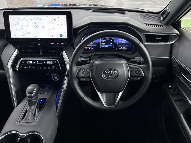 ハリアー Z レザーパッケージ スマキ 追突防止 フルセグテレビ バックモニター ドラレコ付 本革シート アルミ 横滑り防止機能 Pシート 整備記録簿 オートクルーズコントロール AUX LEDヘッドライト 盗難防止システム ETC(4枚目)