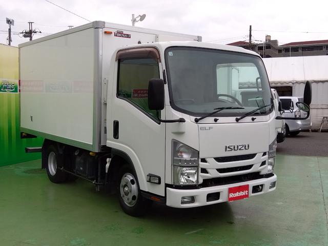 エルフトラック 　３．０Ｄターボ　冷蔵冷凍車　－５℃設定　２ｔ積　リア観音扉　５速マニュアル　ＨＳＡ　左電格ミラー　アイドリングストップ　荷台内寸約長３３１幅１７４高１５６　キーレス　集中ドアロック（3枚目）