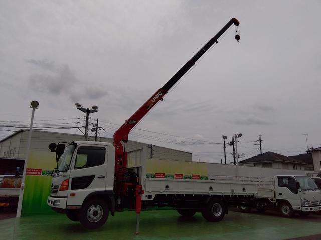 ヒノレンジャー 　５．１Ｄ　４段クレーン　２．６５ｔ積　２．９３ｔ吊　ラジコン付き　オートマ車　ＥＴＣ　左電格ミラー　荷台内寸約長５４０幅２１４高３９（15枚目）