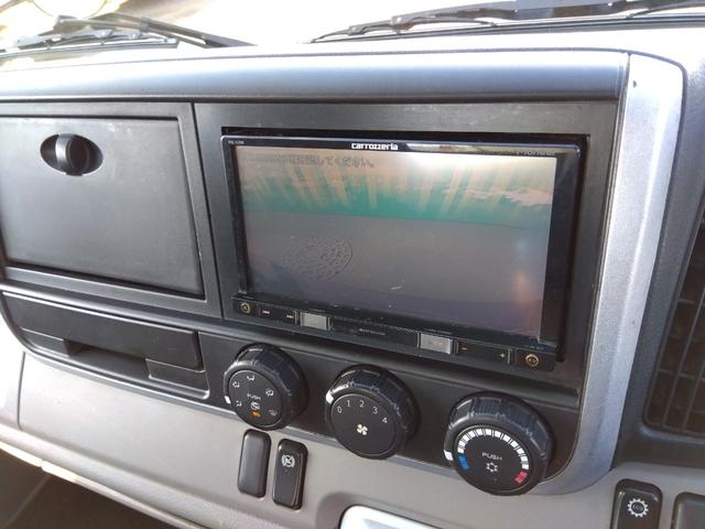 キャンター 　３．０Ｄターボ　アイチコーポレーション製高所作業車　ＳＢ１０Ａ　作業床９．７ｍ　ジャッキ自動セット　４６８０ｈ　オートマ車　社外ナビ　フルセグＴＶ　バックモニター　キーレス　集中ドアロック（24枚目）