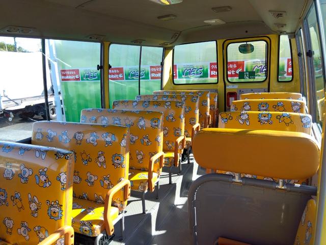 コースター 幼児車ターボ 幼児バス 大人3人幼児39人 リアクーラーヒーター オートマ車 左電格ミラー 左折戸式ドア 純正ナビ ワンセグTV バックモニター パワステ ABS(24枚目)