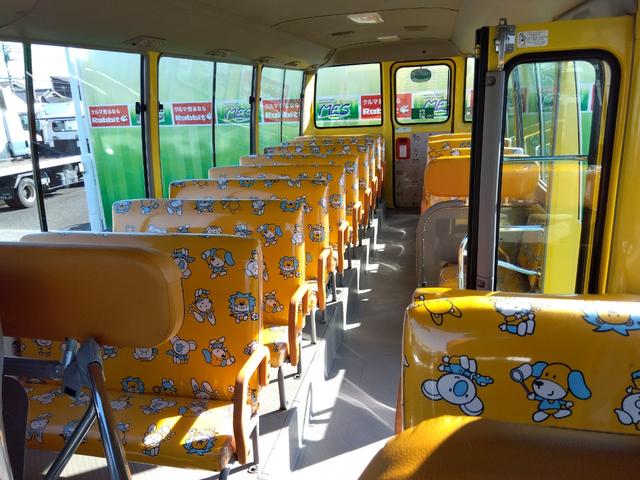 コースター 幼児車ターボ 幼児バス 大人3人幼児39人 リアクーラーヒーター オートマ車 左電格ミラー 左折戸式ドア 純正ナビ ワンセグTV バックモニター パワステ ABS(25枚目)