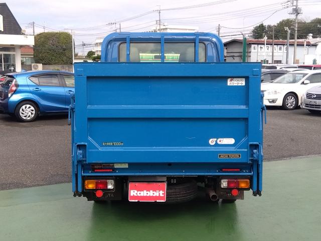 ダイナトラック 2.0ガソリン車 Wキャブ ジャストロー 極東製垂直式パワーゲート リフト能力600kg 1t積 6人乗り リアクーラー 5速マニュアル 全席パワーウインドウ 低床 小径Wタイヤ 集中ドアロック(7枚目)