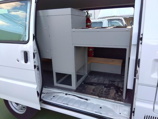 バネットバン ＤＸ　５ドア　ハイルーフ　８５０ｋｇ積　４ＷＤ　オートマ車　リアシングルタイヤ　荷室工具棚　ＥＴＣ　コーナーセンサー　左リモコンミラー　Ｗエアバッグ　集中ドアロック（26枚目）