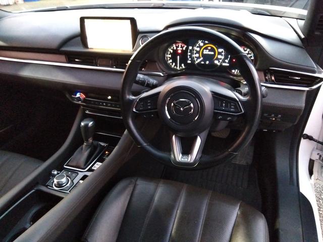 MAZDA6ワゴン 25S Lパッケージ ワンオーナー 純正ナビ フルセグTV 全方位カメラ 茶革エアシート ステアリングヒーター リアシートヒーター BOSEサウンド LEDヘッドランプ スマートシティブレーキサポート レーンキープアシスト(4枚目)