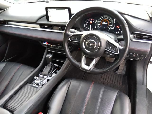 MAZDA6セダン 25T Sパッケージ 純正ナビ フルセグTV 全方位カメラ 黒革エアシート ステアリングヒーター リアシートヒーター ヘッドアップディスプレイ スマートシティブレーキサポート レーンキープアシスト ETC2.0(3枚目)
