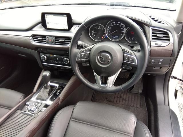 アテンザワゴン XD Lパッケージ 純正ナビ バックモニター 黒革シート 全席シートヒーター スマートシティブレーキサポート レーンキープアシスト BSM BOSEサウンド LEDヘッドランプ スマートインETC 2.2Dターボ(5枚目)