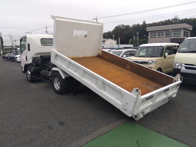 エルフトラック 　３．０Ｄターボ　ワイドキャビン　新明和製ローダーダンプ　積載３．７５ｔ　パーキング付スムーサー　ＥＴＣ　キーレス　荷台内寸約３３０×１９９×３５（5枚目）