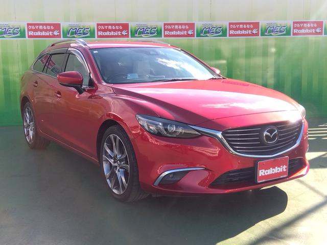 アテンザワゴン XD Lパッケージ 純正ナビ フルセグTV バックモニター 白革シート シートヒーター ステアリングヒーター BOSEサウンド LEDヘッドランプ スマートシティブレーキサポート レーンキープアシスト BSM ETC(3枚目)