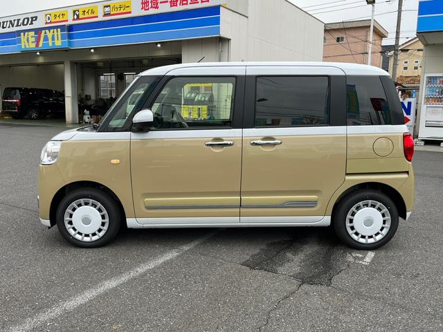 ストライプスGターボ 届け出済未使用車 新品ナビ取り付け フルセグTV Bluetooth DVD再生 シートヒーター 両側電動スライドドア 全方位モニター コーナーセンサー 電動パーキングブレーキ オートブレーキホールド(9枚目)