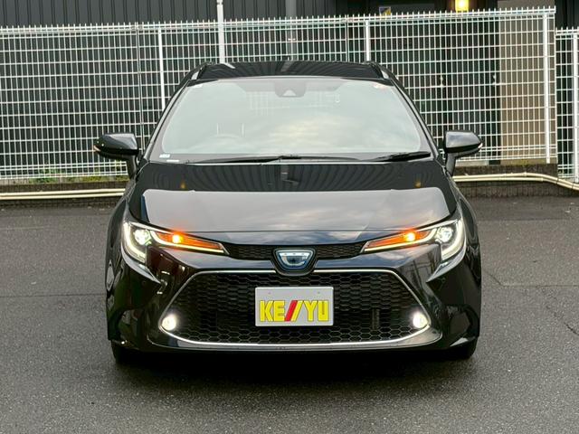 カローラツーリング ハイブリッド ダブルバイビー トヨタセーフティセンス BSM 禁煙 ナビ機能付9インチディスプレイオーディオ ルーフレール Bluetooth バックカメラ ETC ドラレコ レーダークルコン ハーフレザーシート パーキングセンサー LEDヘッドライト フォグ(5枚目)