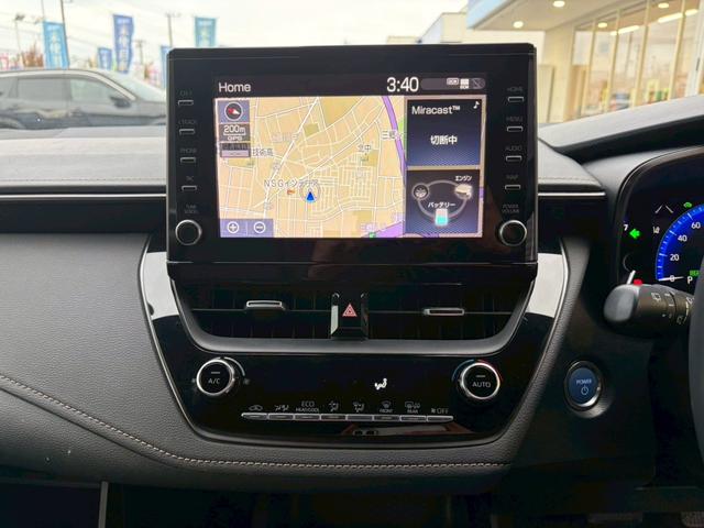 カローラツーリング ハイブリッド ダブルバイビー トヨタセーフティセンス BSM 禁煙 ナビ機能付9インチディスプレイオーディオ ルーフレール Bluetooth バックカメラ ETC ドラレコ レーダークルコン ハーフレザーシート パーキングセンサー LEDヘッドライト フォグ(22枚目)