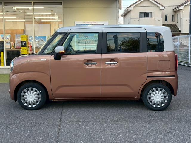 ワゴンRスマイル ハイブリッドX 届出済未使用車 ツートンルーフ 全方位モニター付メーカー9型ナビ HUD デュアルセンサーブレーキサポートII 車線逸脱警報 シートヒーター 両側電動スライド BTオーディオ シートアンダーボックス パーキングセンサー LEDランプ(10枚目)