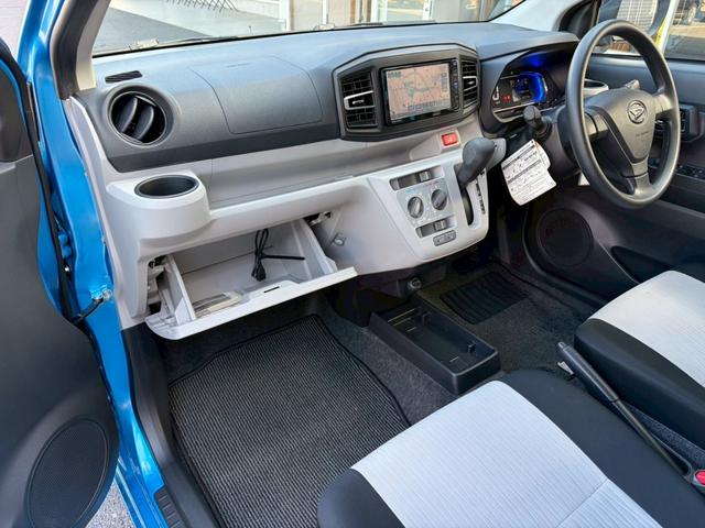 ミライース X SAIII SDナビ フルセグTV Bluetooth バックカメラ CD・DVD再生 バックカメラ キーレス パーキングセンサー LEDヘッドライト オートハイビーム 社外14インチアルミ(15枚目)