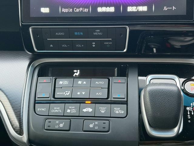 ステップワゴンスパーダ ｅ：ＨＥＶスパーダ　Ｇ・ＥＸ　ホンダセンシング　禁煙　ブラックスタイル　１０インチメモリーナビ　１１．６インチ後席モニター　マルチビューカメラ　フルセグＴＶ　Ｂｌｕｅｔｏｏｔｈ　ＥＴＣ２．０　追従型クルコン　ヒーター付ハーフレザーシート　純正アルミ（28枚目）