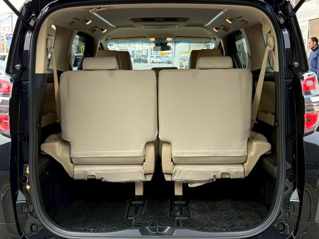 ヴェルファイア 2.5X 禁煙 トヨタセーフティセンス 8人乗り 純正9型ナビ 12型後席モニター 両側電動スライドドア 車線逸脱警告 追従クルコン フルセグTV バックカメラ LEDヘッドライト 純正16インチ 保証書(21枚目)