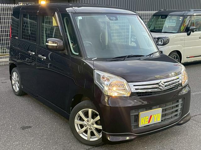 スペーシア Ｘリミテッド　禁煙　レーダーブレーキサポート　シートヒーター　社外７インチナビ　ＥＴＣ　スペアキー　両側電動スライドドア　ＴＶ　ＢＬＵＥＴＯＯ　ＨＩＤヘッドライト　純正１４インチアルミ　ＣＤ　ＤＶＤ（6枚目）