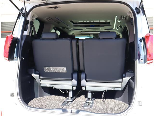 アルファード ２．５Ｓ　Ｃパッケージ　ＴＲＤエアロ　テイン車高調　サンルーフ　純正ナビ　ＤＶＤデッキ　フルセグ　Ｂカメラ　ＥＴＣ　ドラレコ　フリップダウン　テレビキット　黒革エアー　両側電動　パワーゲート　ステアヒーター　１８ＡＷ（18枚目）
