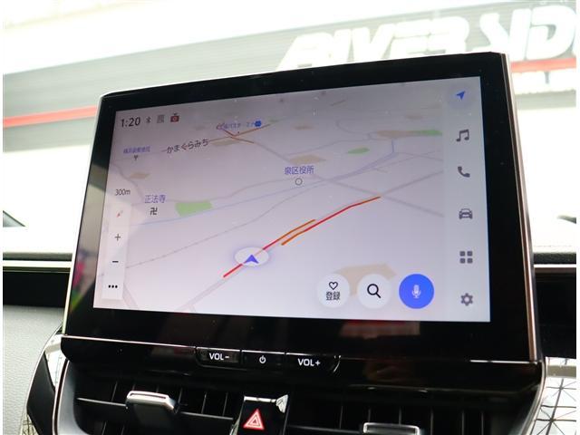 カローラツーリング ハイブリッド ダブルバイビー 10.5インチコネクティッドナビ フルセグ バックカメラ スマートキー モデリスタエアロ 純正17インチアルミ 前後ドライブレコーダー BSM レーダークルコン ハーフレザー(8枚目)