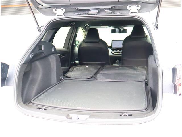 カローラツーリング ハイブリッド ダブルバイビー 10.5インチコネクティッドナビ フルセグ バックカメラ スマートキー モデリスタエアロ 純正17インチアルミ 前後ドライブレコーダー BSM レーダークルコン ハーフレザー(19枚目)