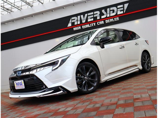 カローラツーリング ハイブリッド ダブルバイビー 10.5インチコネクティッドナビ フルセグ バックカメラ スマートキー モデリスタエアロ 純正17インチアルミ 前後ドライブレコーダー BSM レーダークルコン ハーフレザー(21枚目)