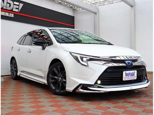 カローラツーリング ハイブリッド ダブルバイビー 10.5インチコネクティッドナビ フルセグ バックカメラ スマートキー モデリスタエアロ 純正17インチアルミ 前後ドライブレコーダー BSM レーダークルコン ハーフレザー(24枚目)