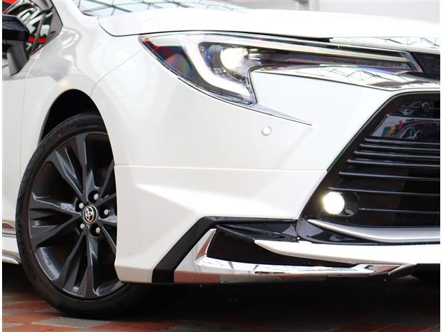 カローラツーリング ハイブリッド ダブルバイビー 10.5インチコネクティッドナビ フルセグ バックカメラ スマートキー モデリスタエアロ 純正17インチアルミ 前後ドライブレコーダー BSM レーダークルコン ハーフレザー(26枚目)