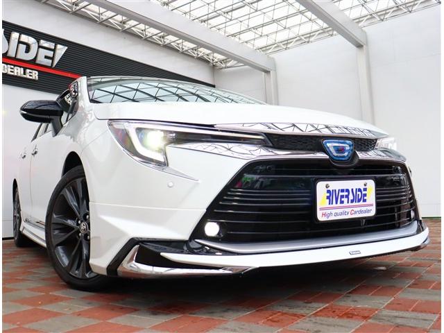 カローラツーリング ハイブリッド ダブルバイビー 10.5インチコネクティッドナビ フルセグ バックカメラ スマートキー モデリスタエアロ 純正17インチアルミ 前後ドライブレコーダー BSM レーダークルコン ハーフレザー(27枚目)