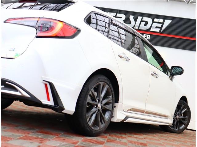 カローラツーリング ハイブリッド ダブルバイビー 10.5インチコネクティッドナビ フルセグ バックカメラ スマートキー モデリスタエアロ 純正17インチアルミ 前後ドライブレコーダー BSM レーダークルコン ハーフレザー(30枚目)