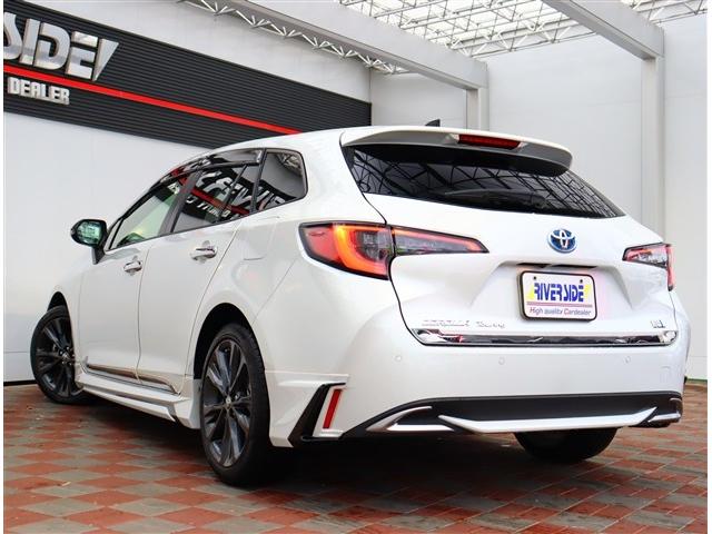 カローラツーリング ハイブリッド ダブルバイビー 10.5インチコネクティッドナビ フルセグ バックカメラ スマートキー モデリスタエアロ 純正17インチアルミ 前後ドライブレコーダー BSM レーダークルコン ハーフレザー(31枚目)