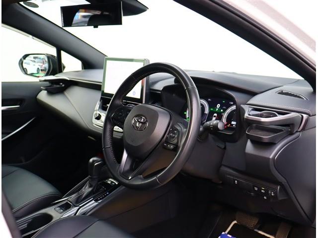 カローラツーリング ハイブリッド ダブルバイビー 10.5インチコネクティッドナビ フルセグ バックカメラ スマートキー モデリスタエアロ 純正17インチアルミ 前後ドライブレコーダー BSM レーダークルコン ハーフレザー(33枚目)