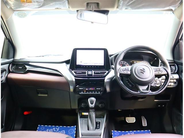 フロンクス ベースグレード 純正9インチナビ フルセグ 全方位カメラ スマートキー LEDヘッドライト 純正16インチアルミ 置くだけ充電 HUD BSM ハーフレザーシート シートヒーター レーダークルコ(7枚目)