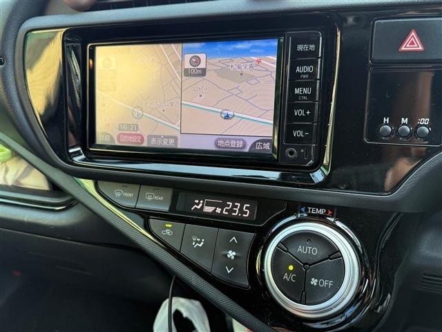 アクア Sスタイルブラック 社外メモリーナビ フルセグ バックカメラ スマートキー(6枚目)