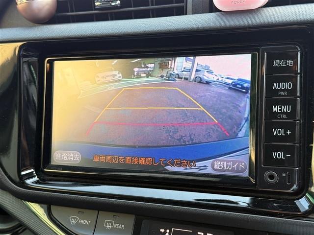 アクア Sスタイルブラック 社外メモリーナビ フルセグ バックカメラ スマートキー(8枚目)