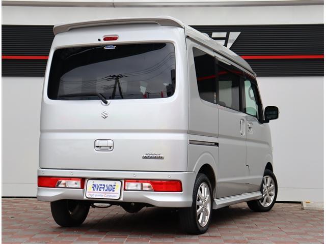 エブリイワゴン PZターボスペシャル 純正メモリーナビ フルセグ バックカメラ スマートキー ETC 純正14インチアルミ HIDライト&フォグ 両側電動スライド コーナーセンサー 左側オートステップ(6枚目)