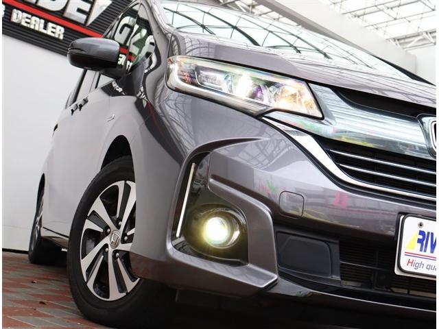 フリードハイブリッド ハイブリッド・Ｇホンダセンシング　純正９インチメモリーナビフルセグバックカメラスマートキーエアロバンパー純正１５インチアルミＬＥＤヘッドライト＆フォグ両側電動スライドステアリモコンレーダークルコンハーフレザーシートホンダセンシング（24枚目）