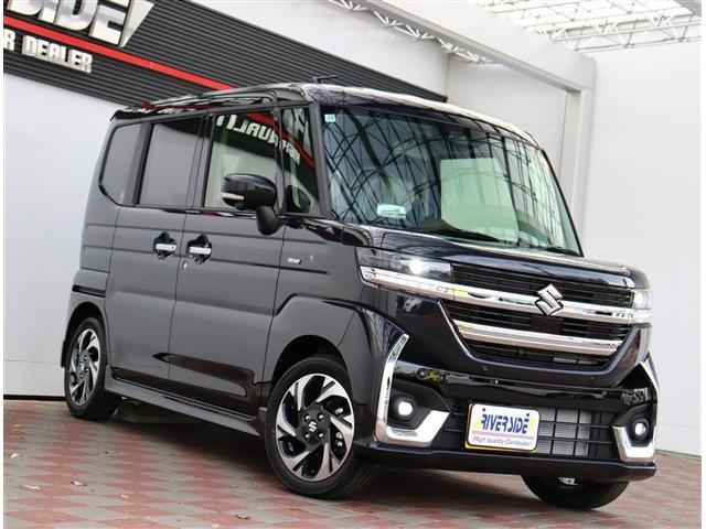 スペーシアカスタム ハイブリッドＸＳターボ　届け出済み未使用車　純正９インチメモリーナビ　フルセグ　全方位カメラ　純正１５インチアルミ　ＬＥＤヘッドライト＆フォグ　ステアリモコン　レーダークルコン　電動パーキング　マルチユースフラップ　ＨＵＤ（23枚目）