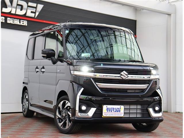 スペーシアカスタム ハイブリッドＸＳターボ　届け出済み未使用車　純正９インチメモリーナビ　フルセグ　全方位カメラ　純正１５インチアルミ　ＬＥＤヘッドライト＆フォグ　ステアリモコン　レーダークルコン　電動パーキング　マルチユースフラップ　ＨＵＤ（24枚目）