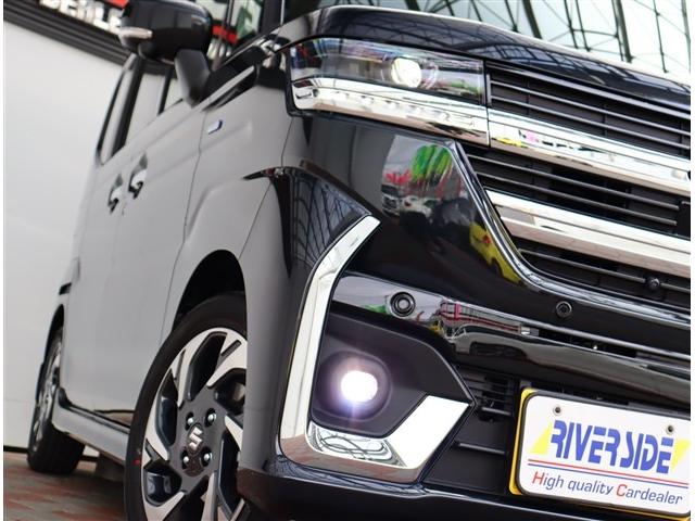 スペーシアカスタム ハイブリッドＸＳターボ　届け出済み未使用車　純正９インチメモリーナビ　フルセグ　全方位カメラ　純正１５インチアルミ　ＬＥＤヘッドライト＆フォグ　ステアリモコン　レーダークルコン　電動パーキング　マルチユースフラップ　ＨＵＤ（25枚目）