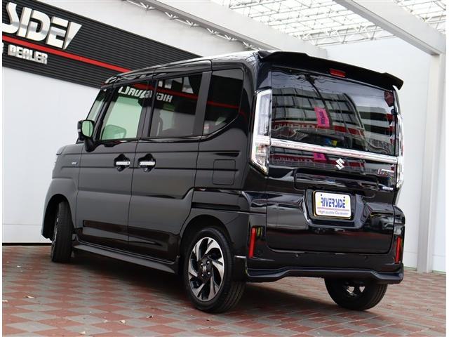 スペーシアカスタム ハイブリッドＸＳターボ　届け出済み未使用車　純正９インチメモリーナビ　フルセグ　全方位カメラ　純正１５インチアルミ　ＬＥＤヘッドライト＆フォグ　ステアリモコン　レーダークルコン　電動パーキング　マルチユースフラップ　ＨＵＤ（30枚目）